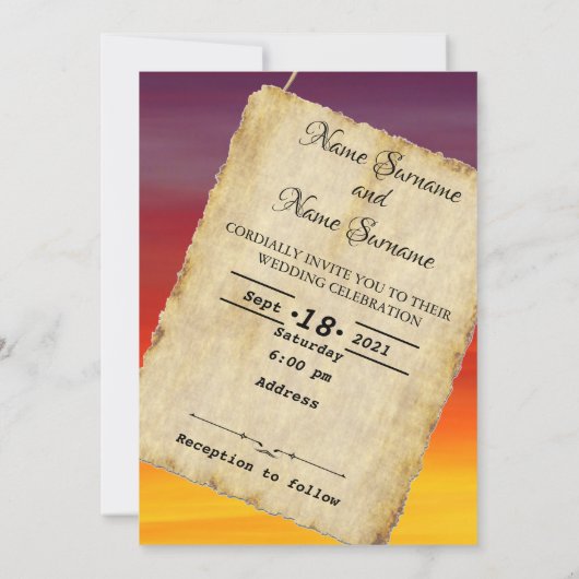 Luchtballonnen Kaart (Achterkant)