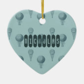 Luchtballonnen Keramisch Ornament (Voorkant)