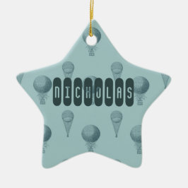 Luchtballonnen Keramisch Ornament