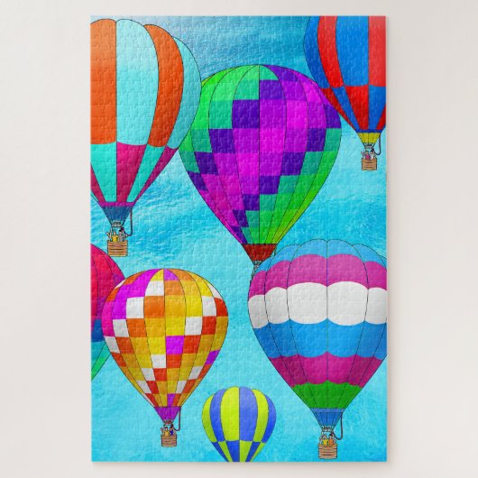 Luchtballonnen Legpuzzel (Verticaal)