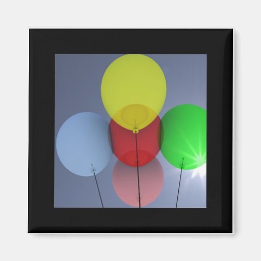 Luchtballonnen Magneet (Voorkant)