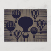  luchtballonnen met drukcabine briefkaart (Voorkant)