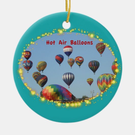 Luchtballonnen met Ornament (Voorkant)