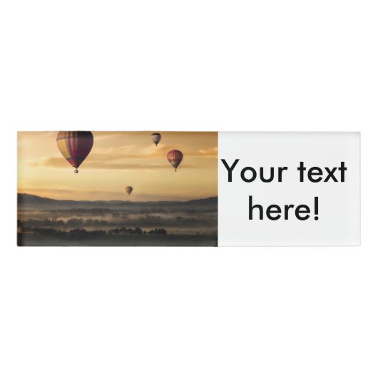 Luchtballonnen Naambadge (Voorkant)