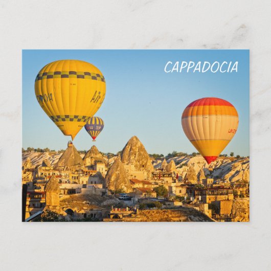 Luchtballonnen over Cappadocia Briefkaart (Voorkant)
