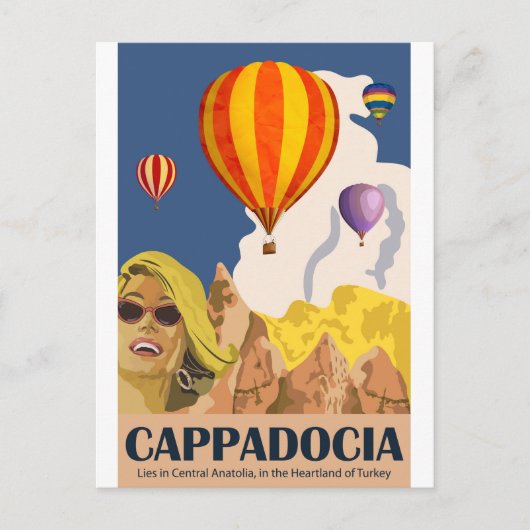 Luchtballonnen over Cappadocia Briefkaart (Voorkant)