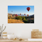 Luchtballonnen over Cappadocia Poster (Keuken)