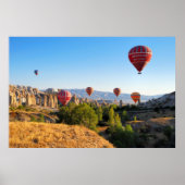 Luchtballonnen over Cappadocia Poster (Voorkant)