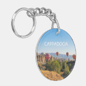 Luchtballonnen over Cappadocia Sleutelhanger (Voorkant Links)