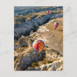 Luchtballonnen over het Briefkaart Cappadocia