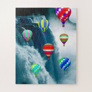 Luchtballonnen over Niagara Herfsten Jigzaag Puzzl Legpuzzel