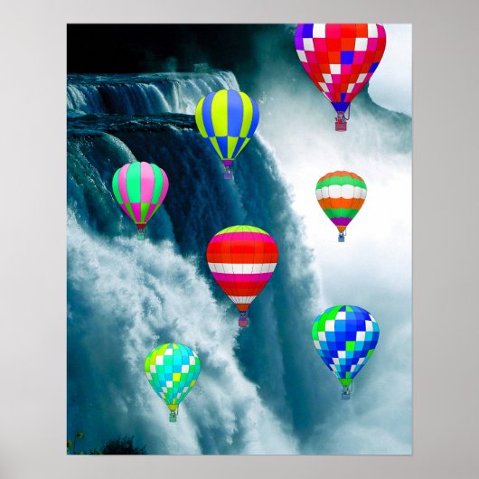 Luchtballonnen over Niagara-Herfsten Poster (Voorkant)