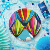 Luchtballonnen Papieren Bordje (Feest)