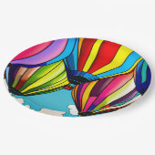 Luchtballonnen Papieren Bordje (Gekanteld)