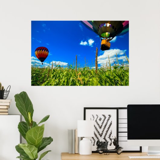 Luchtballonnen Poster (Thuiskantoor)