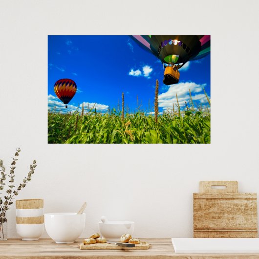 Luchtballonnen Poster (Keuken)