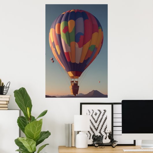 Luchtballonnen Poster (Thuiskantoor)