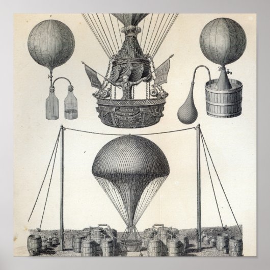 Luchtballonnen Poster (Voorkant)