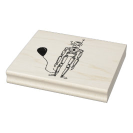 Luchtballonnen robots rubberstempel