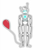 Luchtballonnen robots sticker (Voorkant)