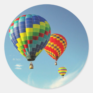 Luchtballonnen Ronde Sticker