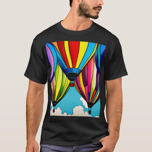 Luchtballonnen T-shirt (Voorkant)