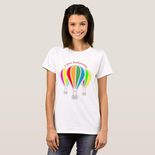 Luchtballonnen T-shirt (Voorkant volledig)
