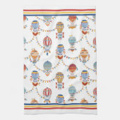  luchtballonnen theedoek (Verticaal)