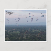 luchtballonnen van bagan briefkaart (Voorkant)