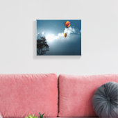 Luchtballonnen verpakt Canvas Afdruk (Insitu (Woonkamer))