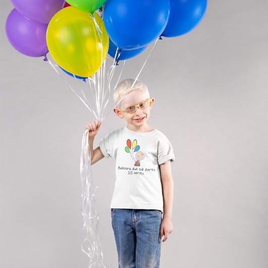Luchtballonnen vol farts t-shirt
