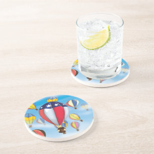 Luchtballonnen Zandsteen Onderzetter