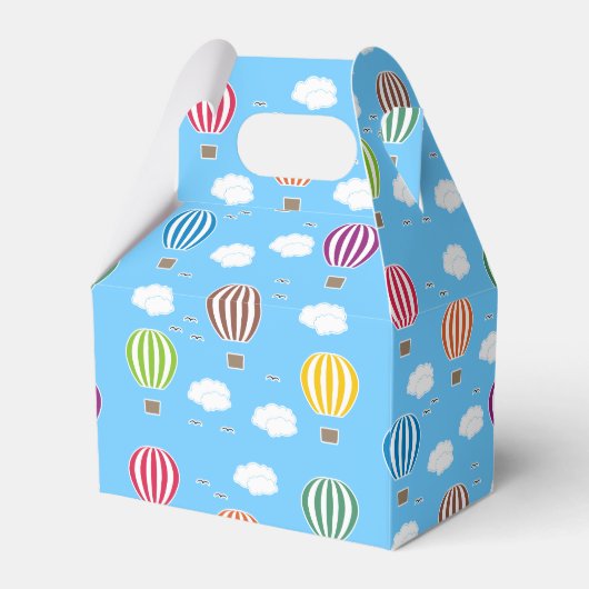 Luchtballonpatroon Bedankdoosjes (Voorkant Zijde)