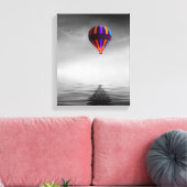Luchtballonportret Canvas Afdruk (Insitu (Woonkamer))