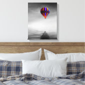Luchtballonportret Canvas Afdruk (Insitu (Slaapkamer))