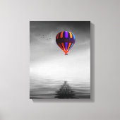 Luchtballonportret Canvas Afdruk (Voorkant)