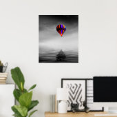 Luchtballonportret Poster (Thuiskantoor)