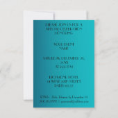 Luchtballons Glam Chic Aquatic Kaart (Achterkant)