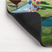 Luchtballons over het Mousepad Muismat (Hoek)