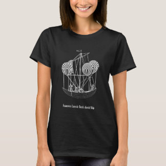 Luchtballonschip van Francesco Lana T-shirt