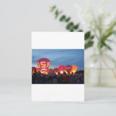 luchtballonskyline briefkaart (Staand voorkant)