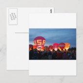 luchtballonskyline briefkaart (Voorkant / Achterkant)