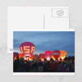 luchtballonskyline briefkaart (Voorkant / Achterkant)