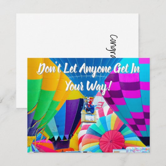 luchtballonspektakel (Voorkant / Achterkant)