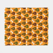 Luchtballonvaren met heet luchtballonpatroon fleece deken (Voorkant (Horizontaal))