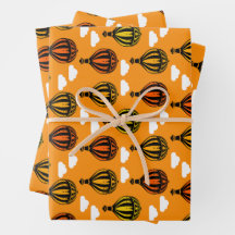 Luchtballonvaren met heet luchtballonpatroon