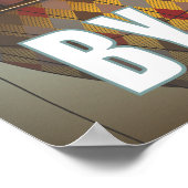 Luchtballonvliegtuig Trio Steampunk Revel Poster (Hoek)