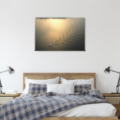 luchtbeeld van boot in Gatunmeer Panama Canvas Afdruk (Insitu (Slaapkamer))
