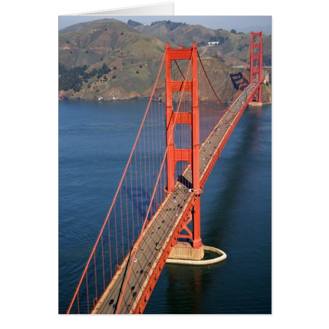 Luchtbeeld van de Golden Gate Bridge in de (Voorkant)