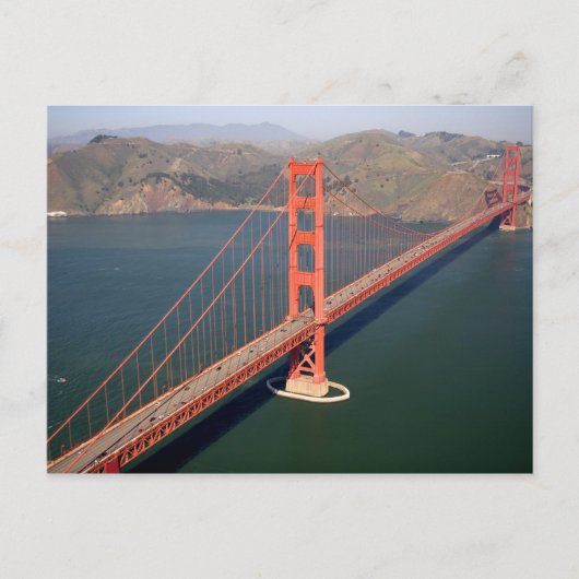 Luchtbeeld van de Golden Gate Bridge in de 2 Briefkaart (Voorkant)